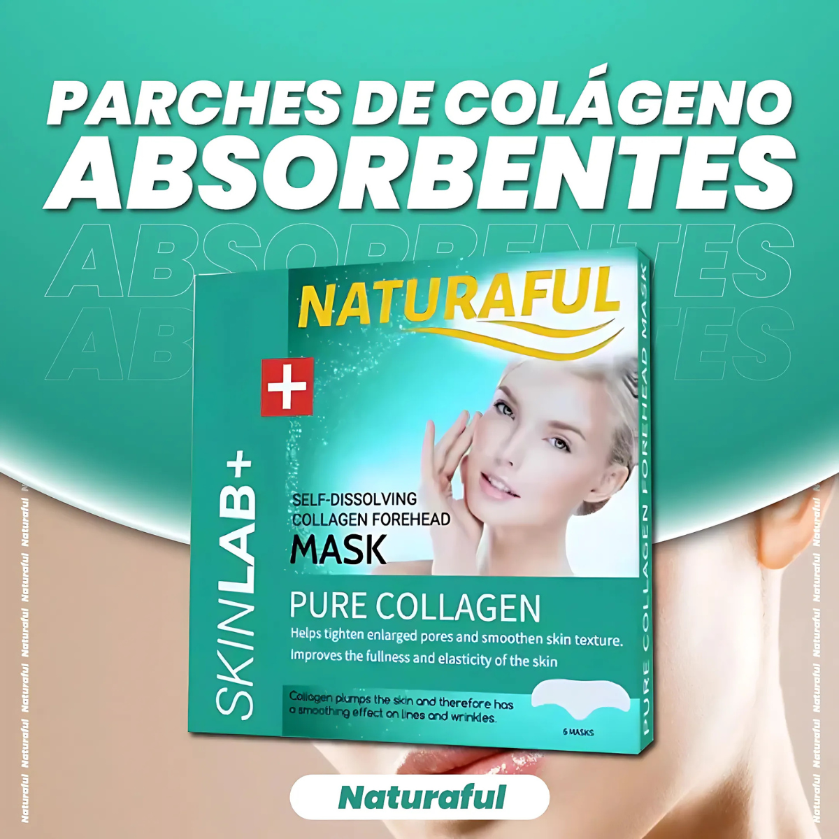 Pack Parche Rejuvenecedor Colágeno Hidrolizado CON ENVÍO GRATIS! 🚚 6-8 PIEZAS POR PACK