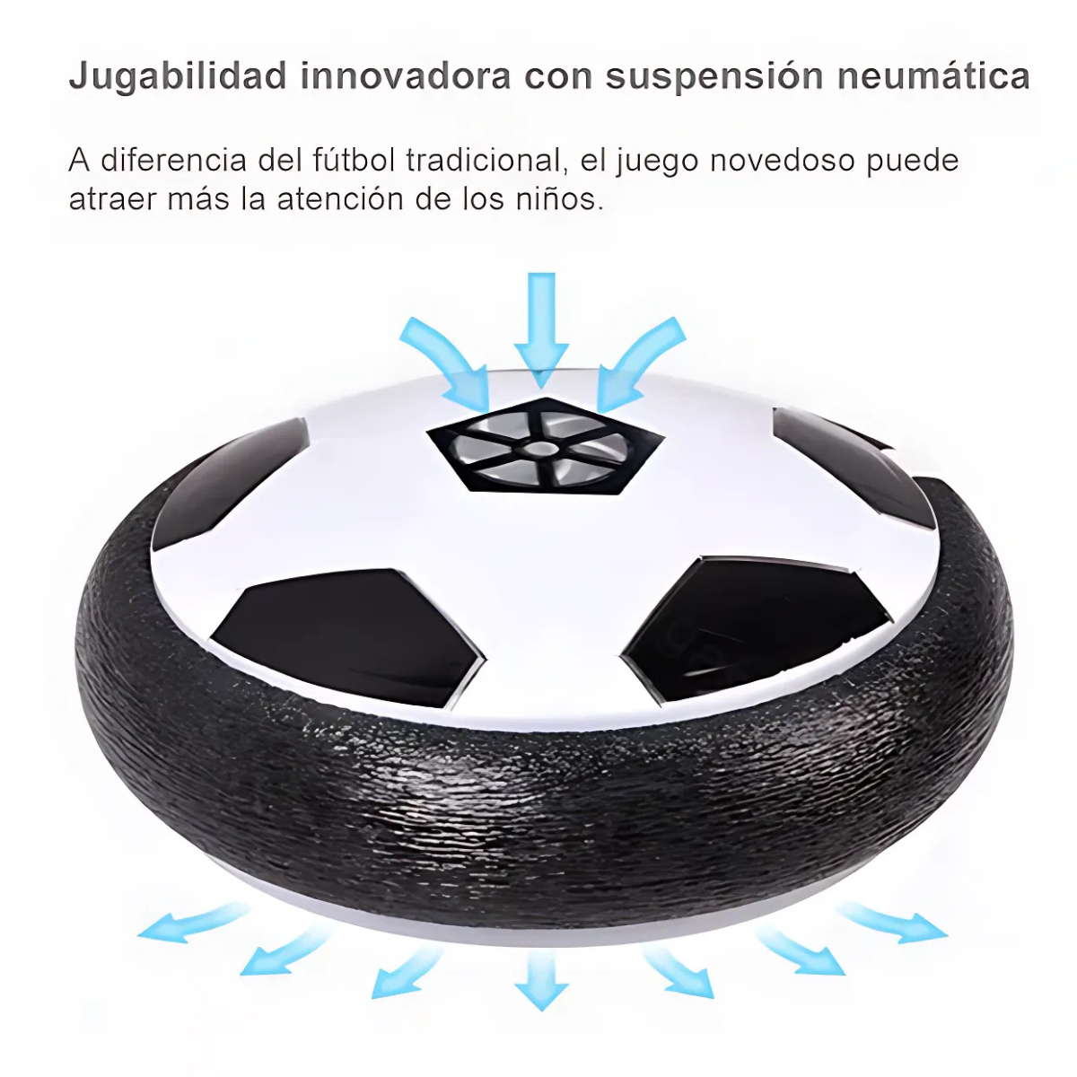 Pelota Plana De Fútbol Flotante Led